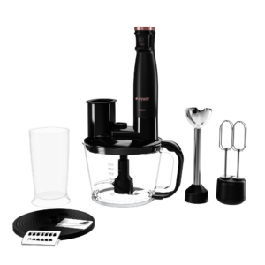 RHB 6050 SRENDELİ EL BLENDER SETİ/ SİYAH / 1500 W