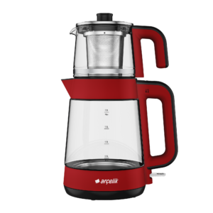 CM 6964 KRESİTAL ÇAY MAKİNESİ / CAM&CAM /KIRMIZI