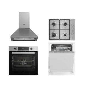 Arçelik INOX BULAŞIK MAKİNELİ ANKASTRE SET