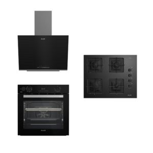 Arçelik KARE OCAKLI SİYAH BUHAR DESTEKLİ AFRY ANKASTRE SET