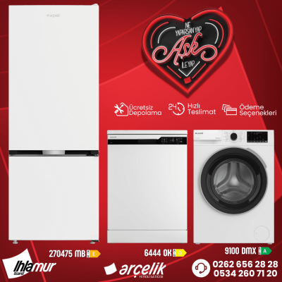 Arçelik Beyaz Eşya Seti