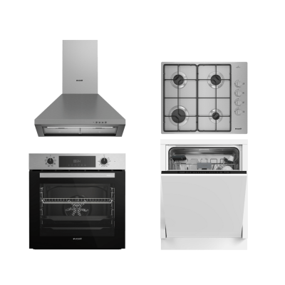 Arçelik INOX BULAŞIK MAKİNELİ ANKASTRE SET