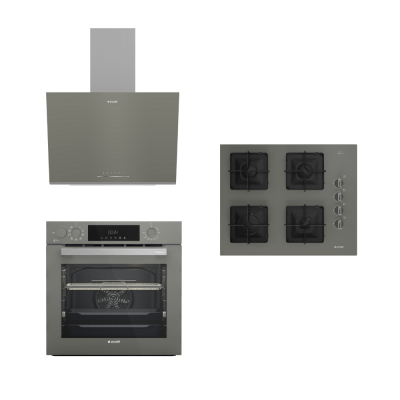 Arçelik KARE OCAKLI GRION BUHAR DESTEKLİ AFRY ANKASTRE SET